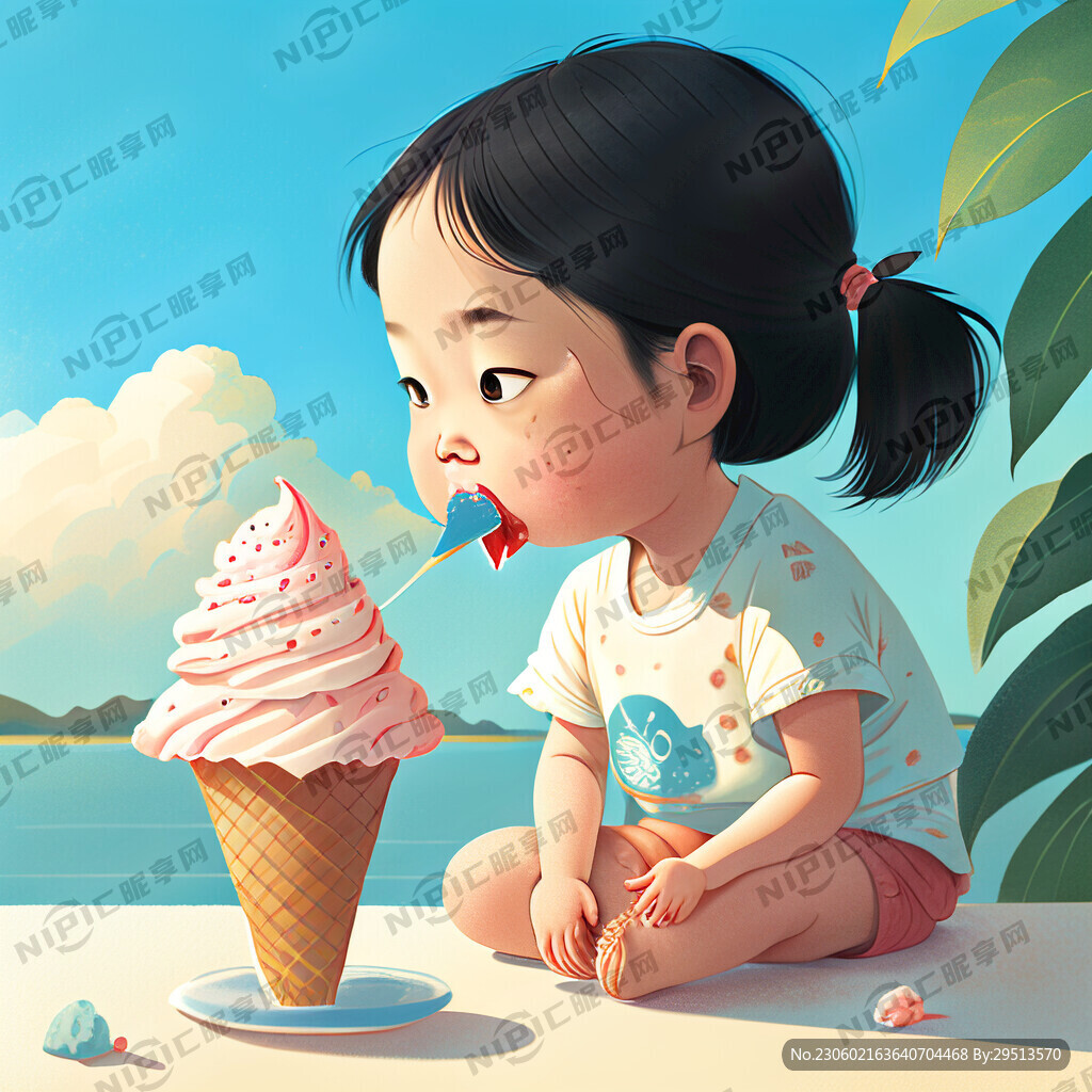 夏日海报 深情深邃 若有所思
