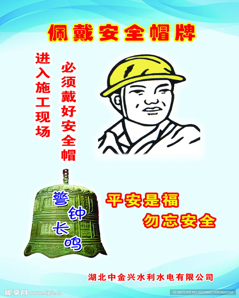 佩带安全帽