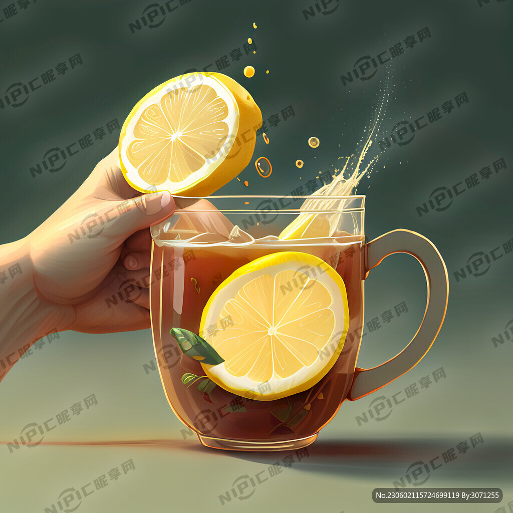 手打柠檬茶