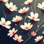 数码鲜花小碎花