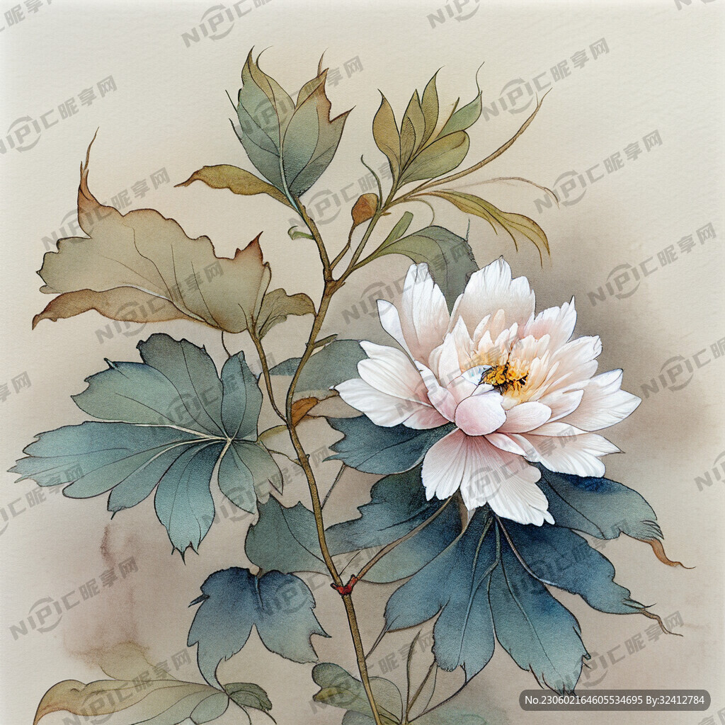 中国画 花纹