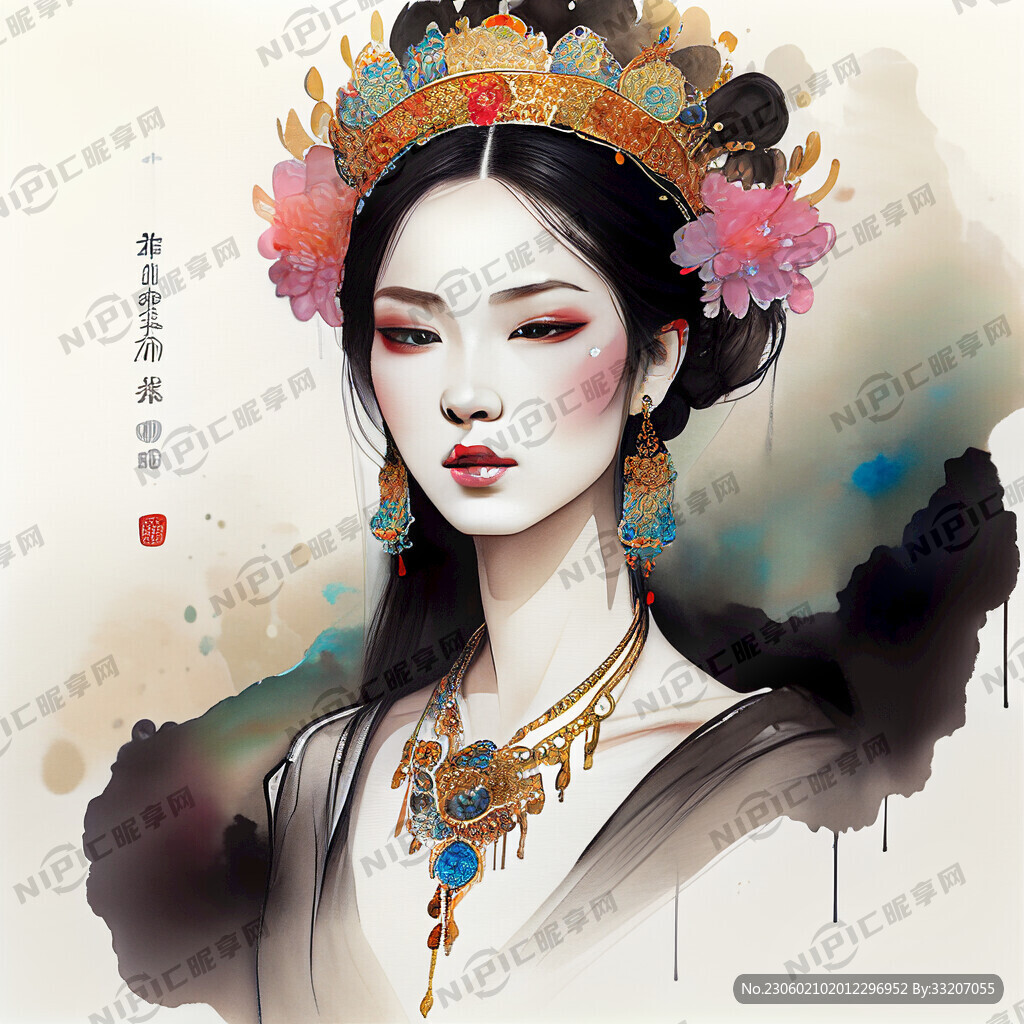 飞天敦煌 优美 美女 五珠