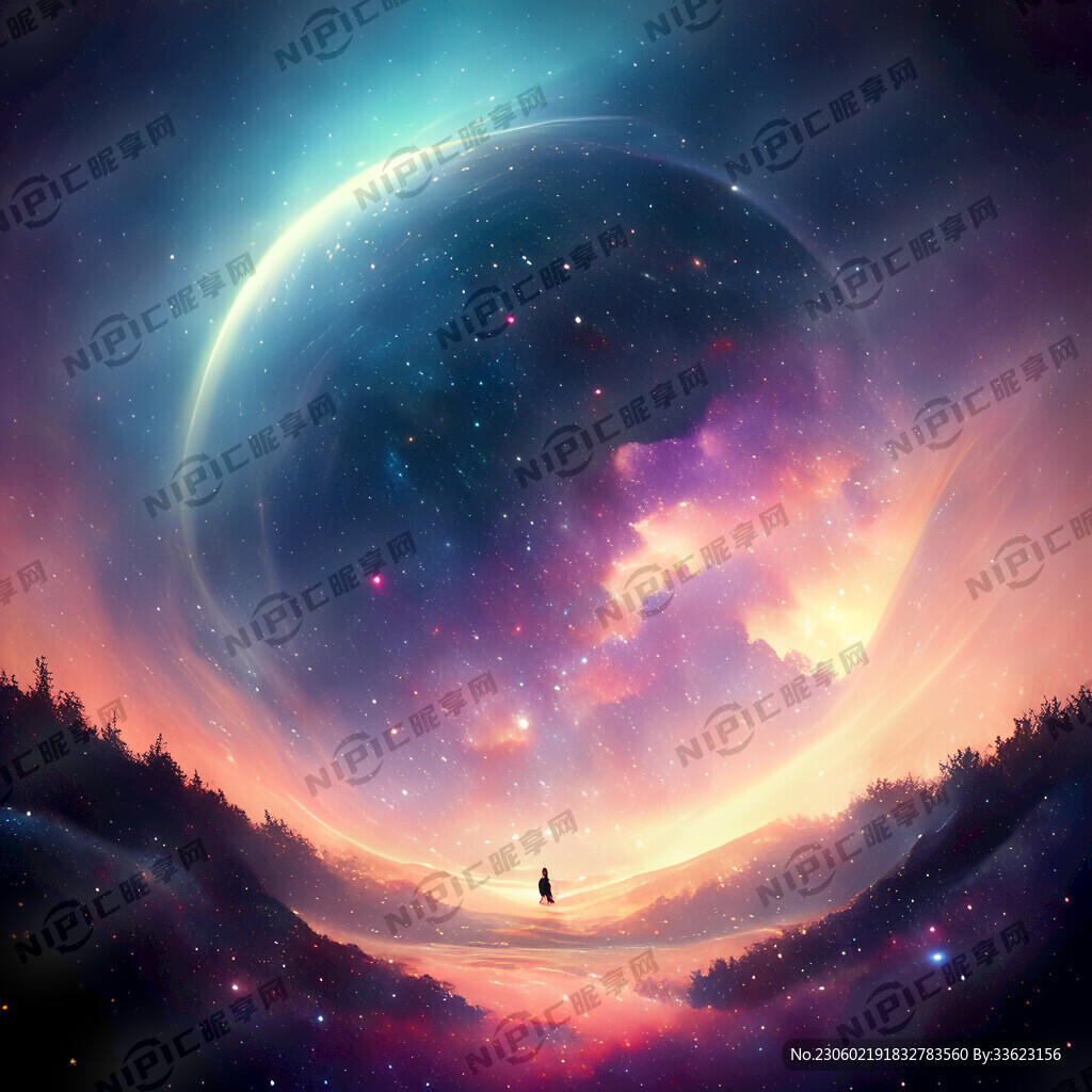 浩瀚的宇宙星空