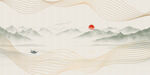 中国风山水画