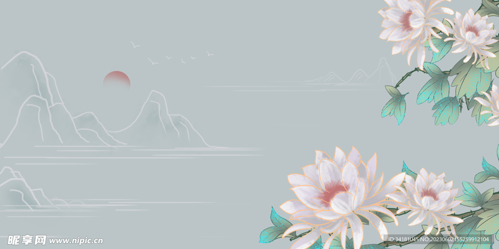 芍药中国风
