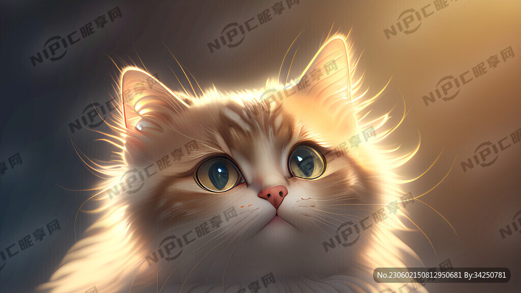 猫咪 华丽高光 完美光影