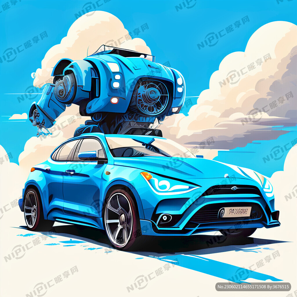 汽车海报  汽车  天空  