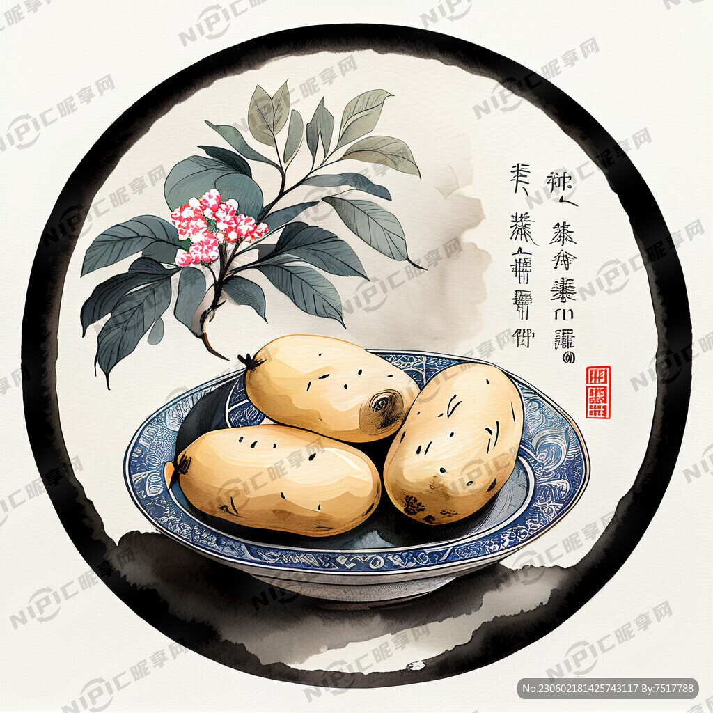 土豆粉 国潮 海报