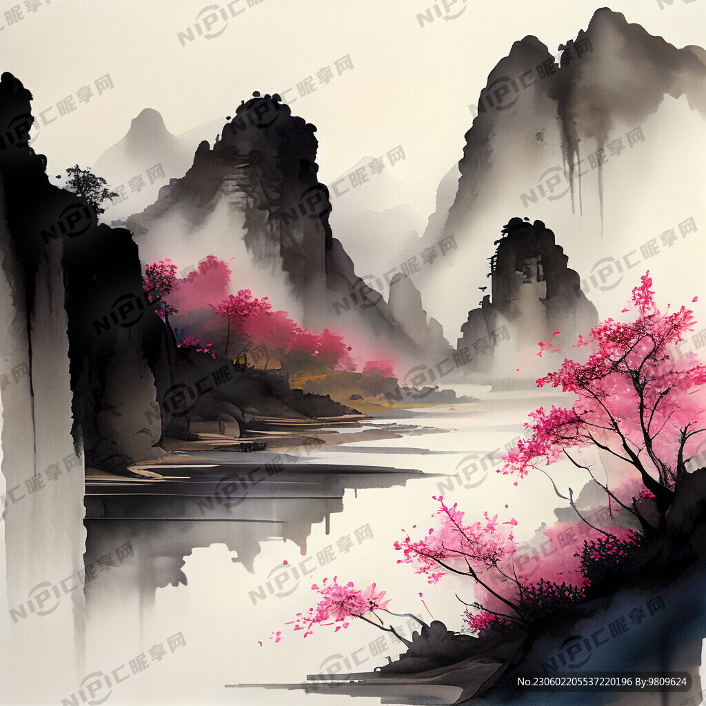 唯美新中式风景 超高清 星星
