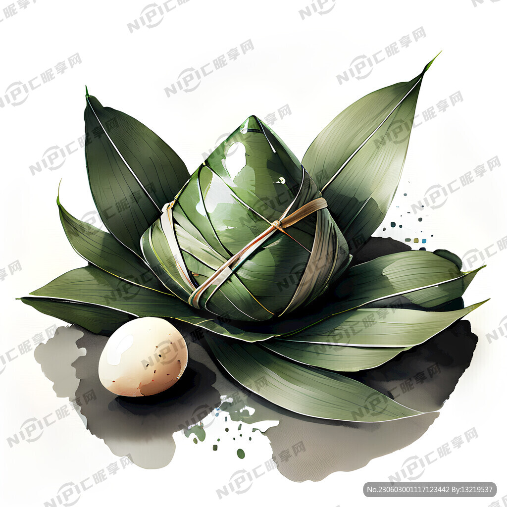 端午节 粽子 绿色 蛋 中国风