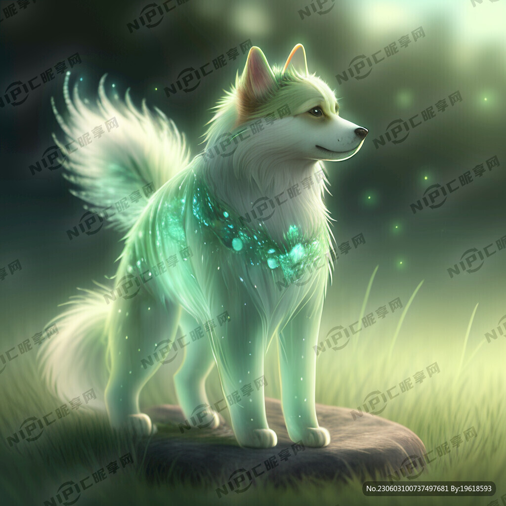 狗尾草 晶莹剔透 梦幻 二次元