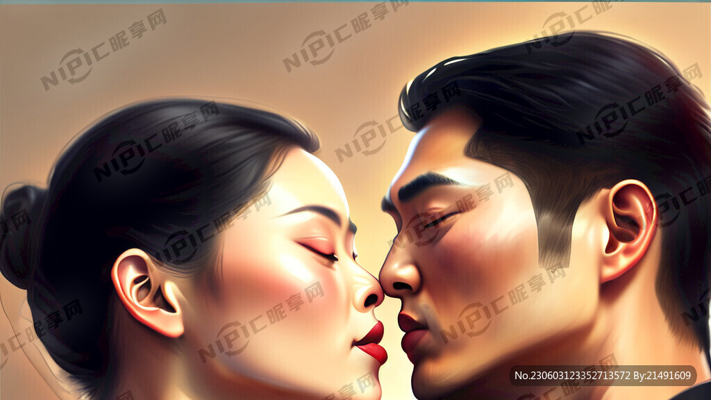 男女激吻