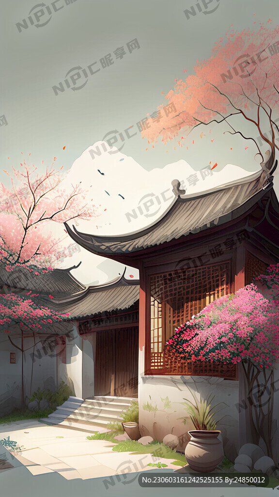 乡村小院 繁花似锦