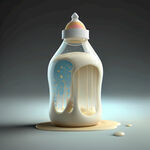 婴儿奶瓶
冲奶