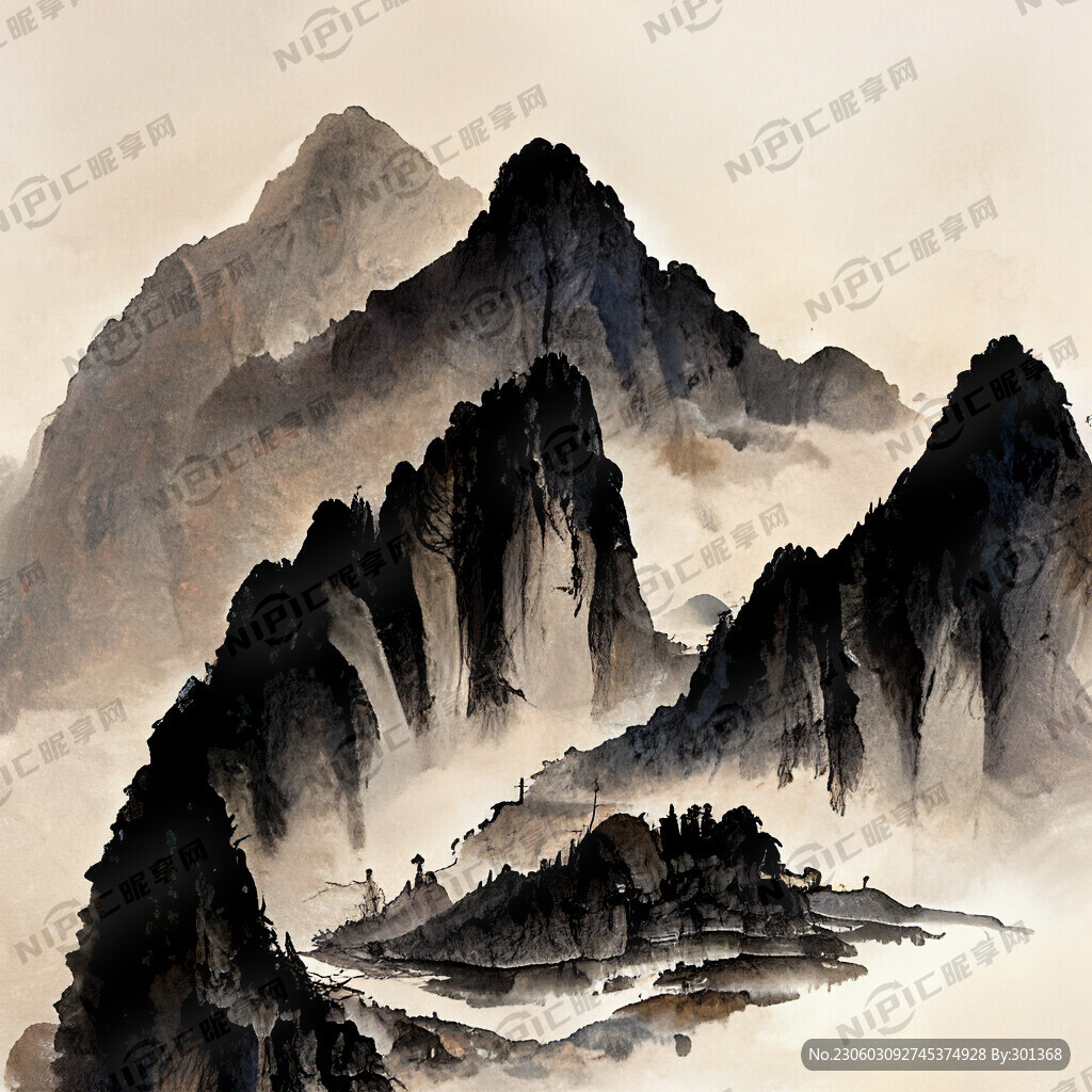 山水画