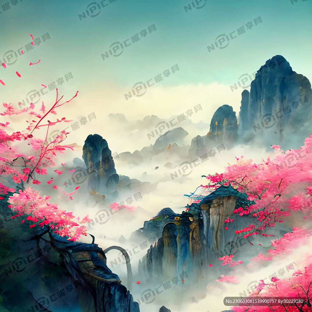 游戏梦幻唯美新中式风景 超高清
