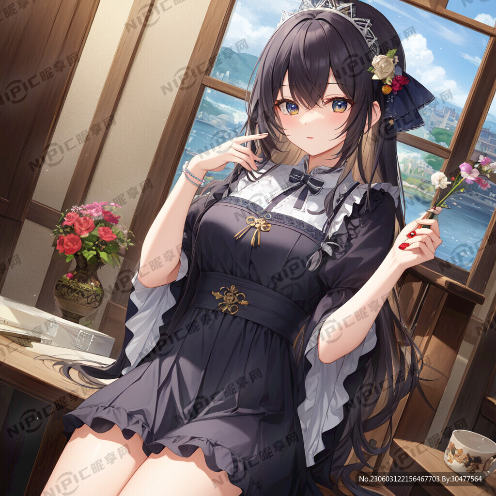 女孩 卖汤圆 卡通