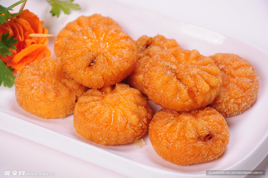 南瓜饼图片
