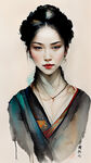 中国古代女子画，温柔 漂亮