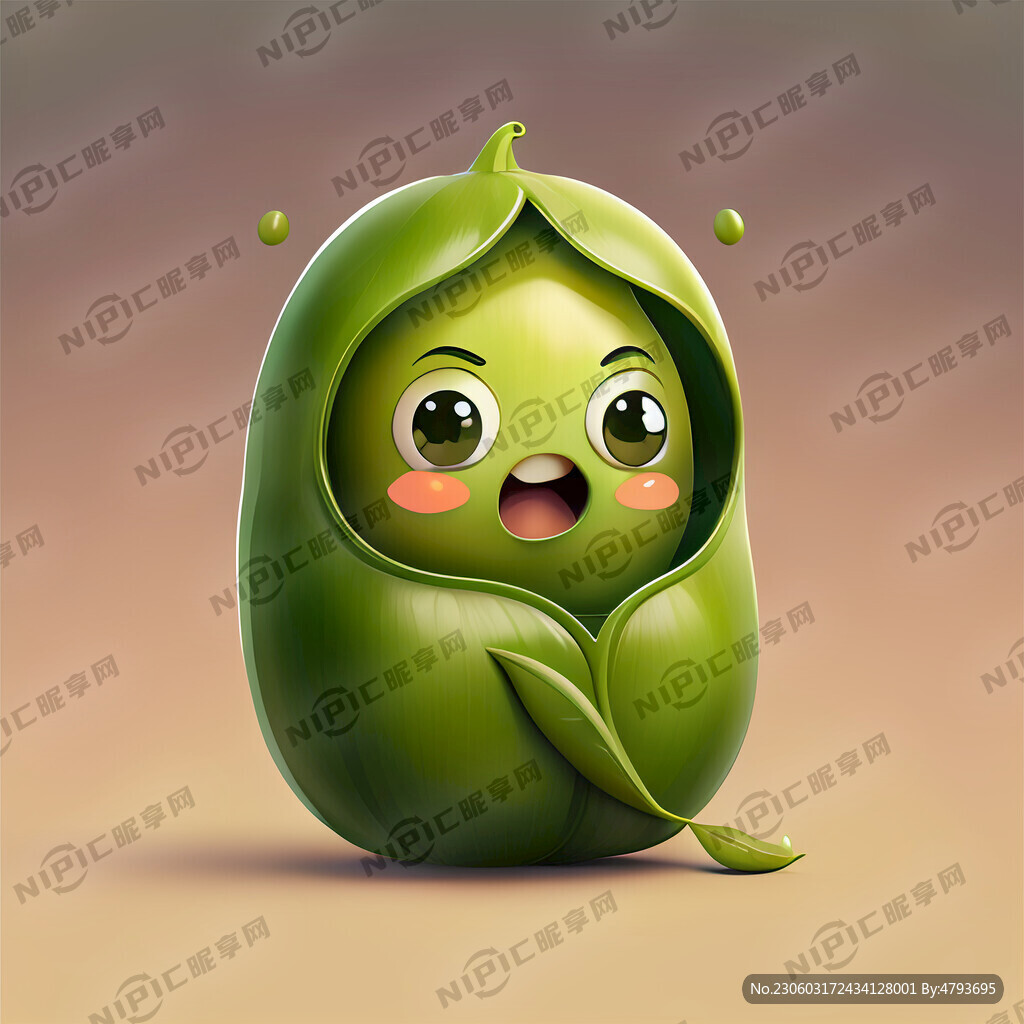 豌豆卡通可爱  表情包