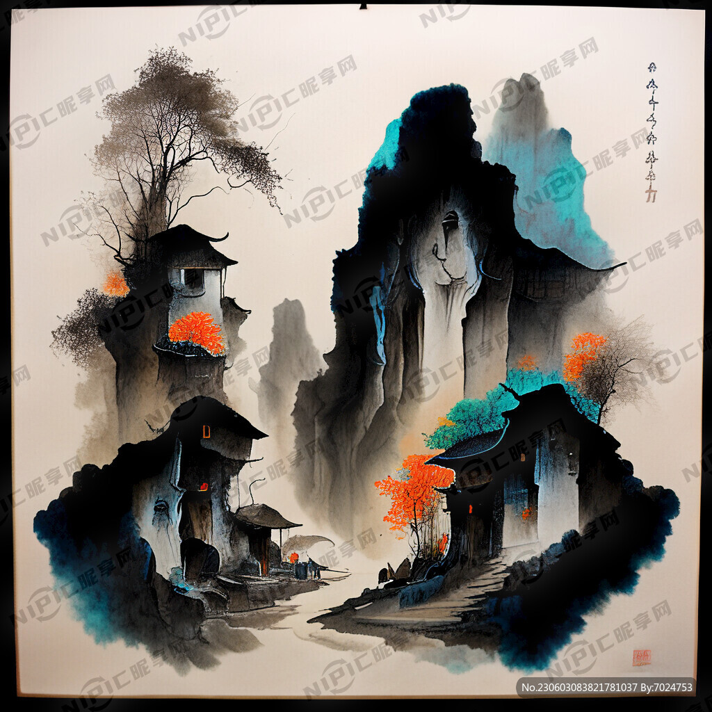 中国风的异形展板 不老土