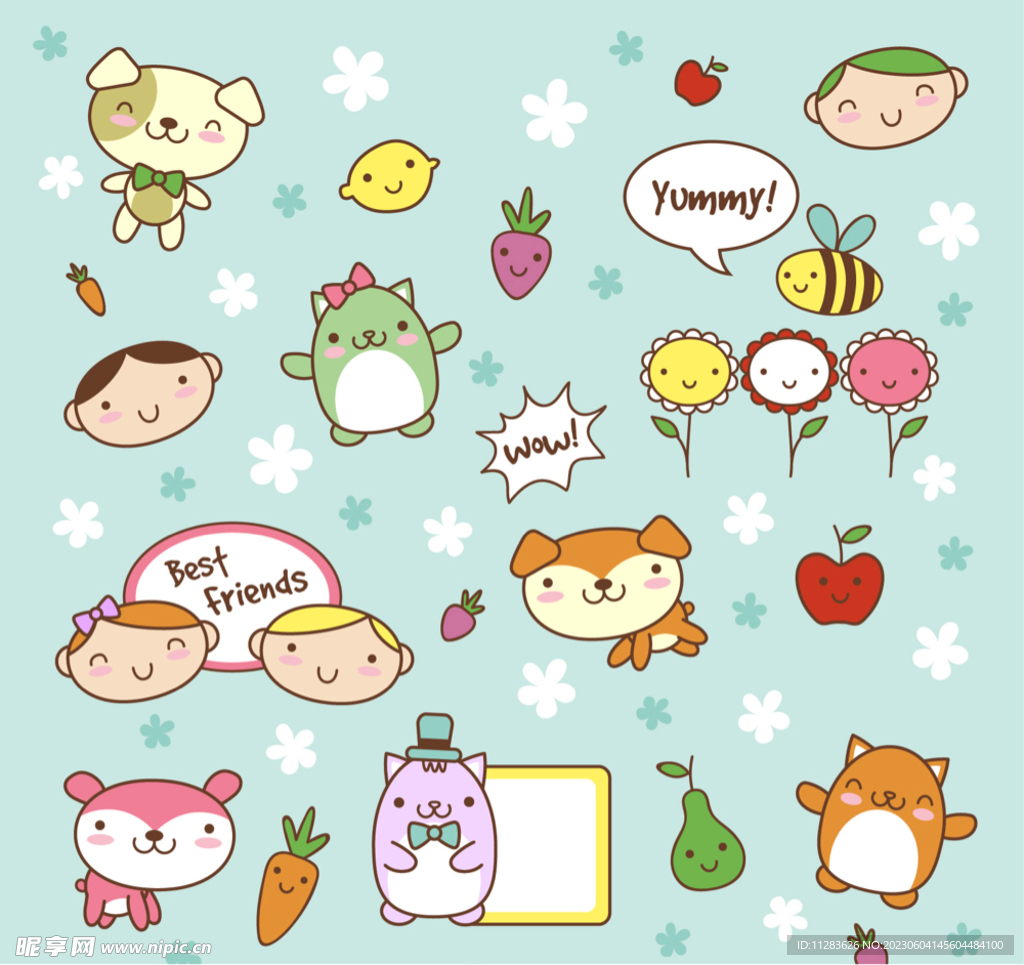 幼儿园卡通图案