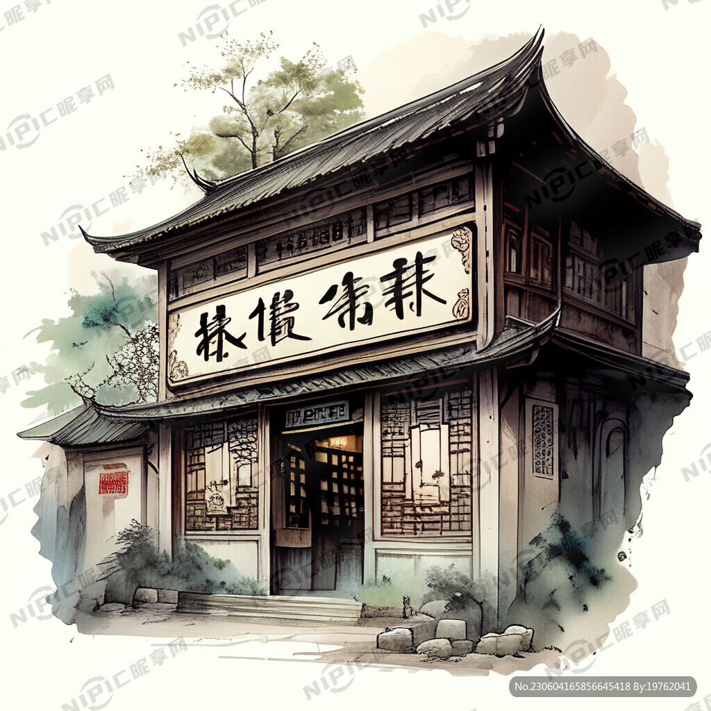 中国古代饭店 招牌