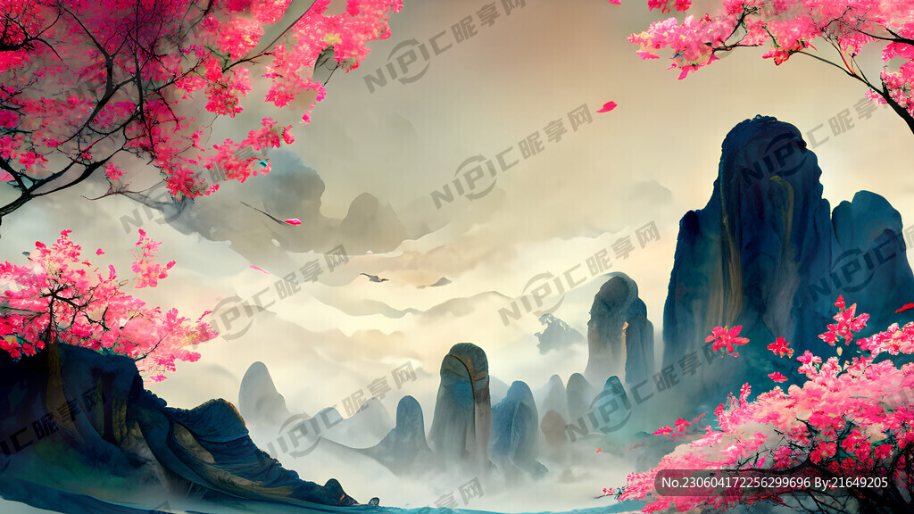 游戏梦幻唯美新中式风景 超高清
