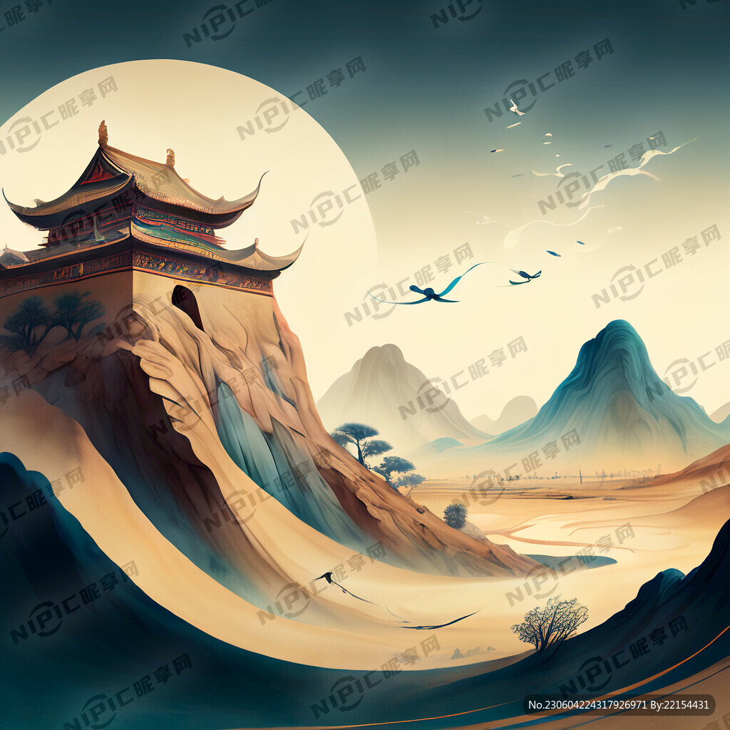 敦煌飞天、景观