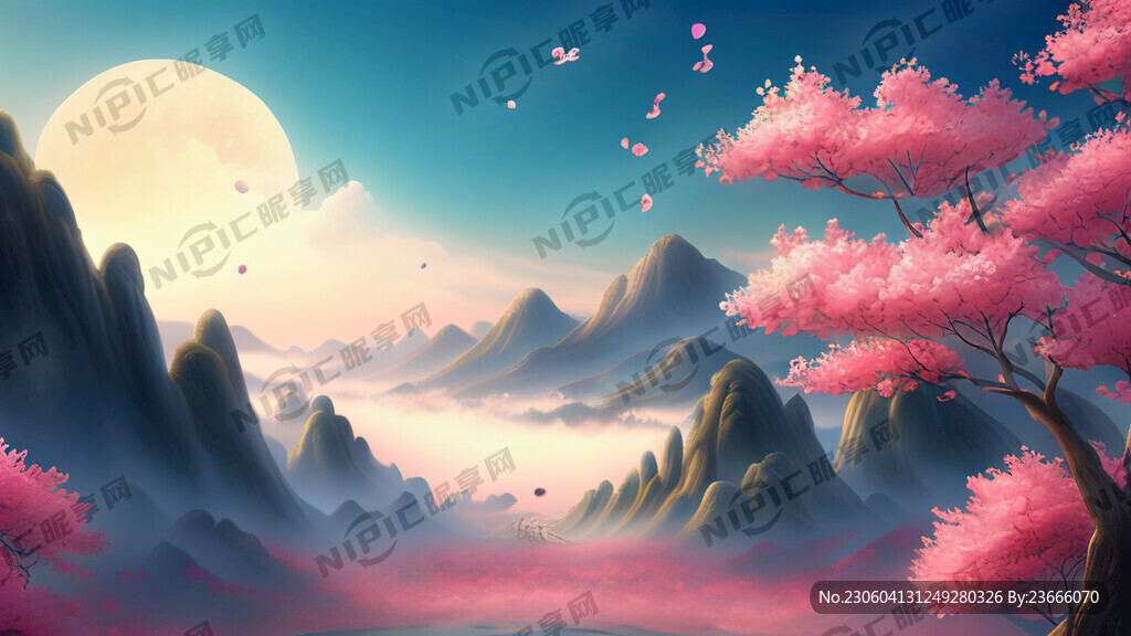 游戏梦幻唯美新中式风景 超高清