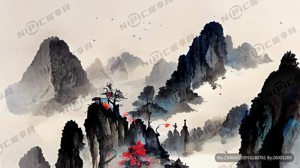 游戏梦幻唯美新中式风景 超高清