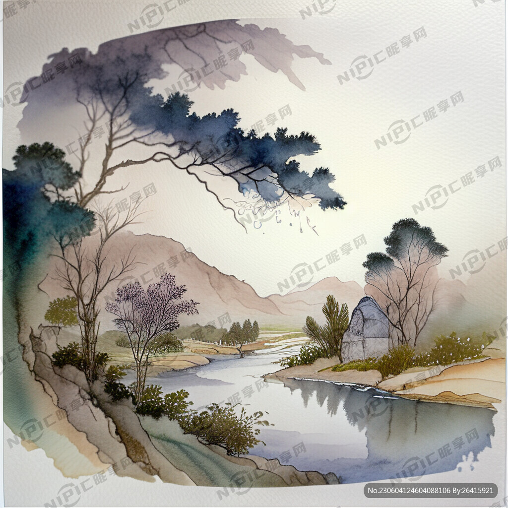 水彩风景