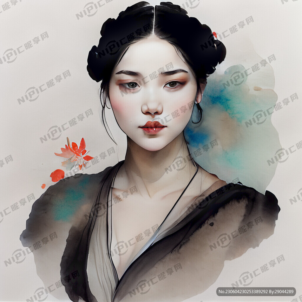 透明格式的国风元素