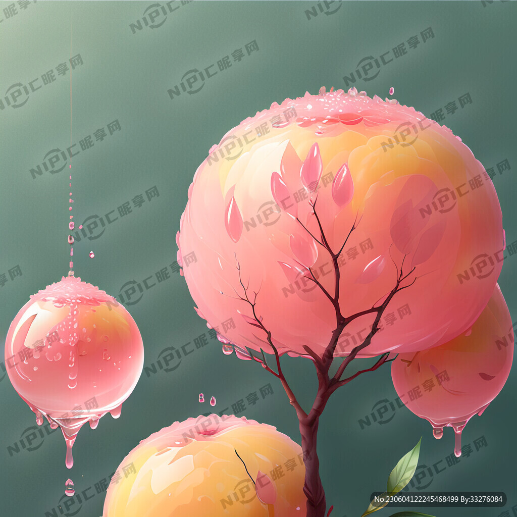 水蜜桃 粉色 水蜜树