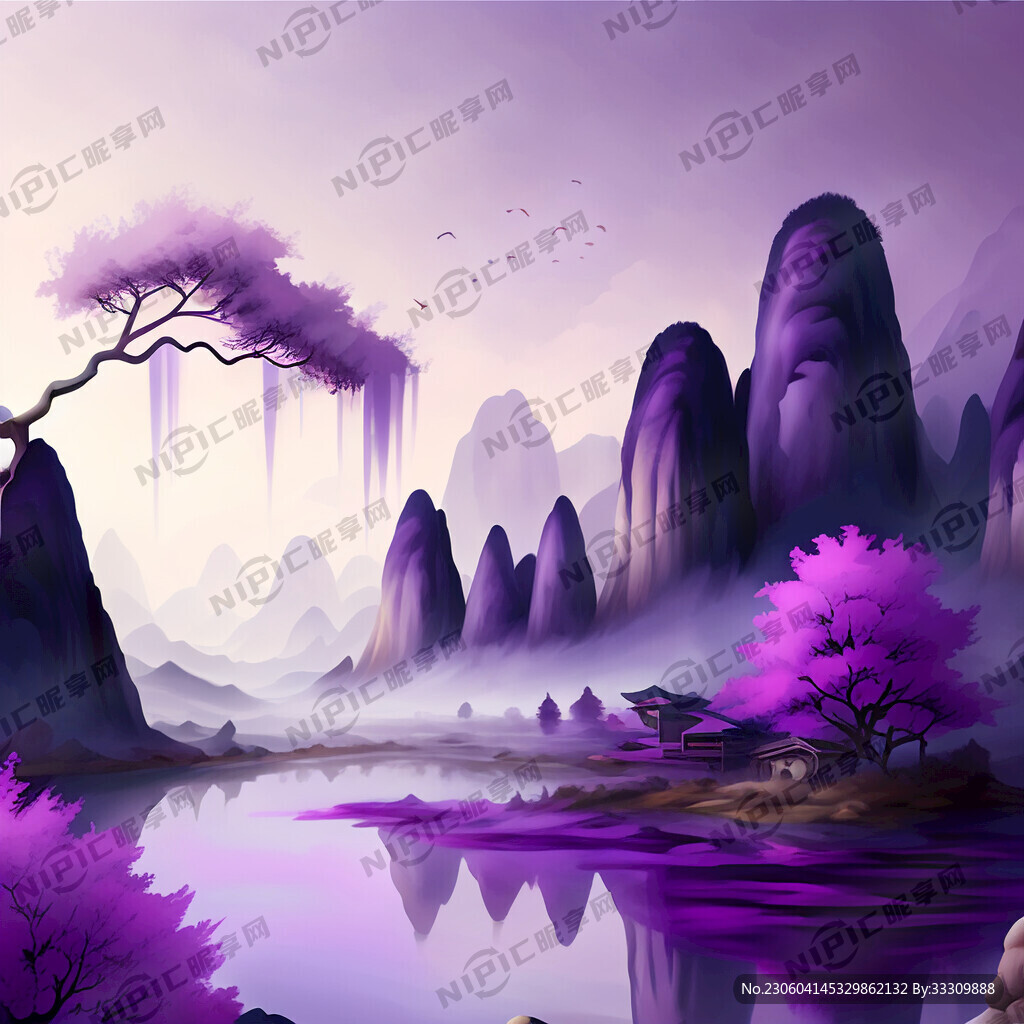 紫色美容