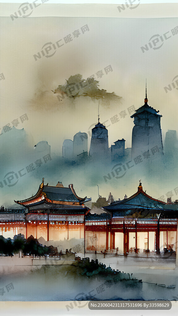 北京国贸夜景