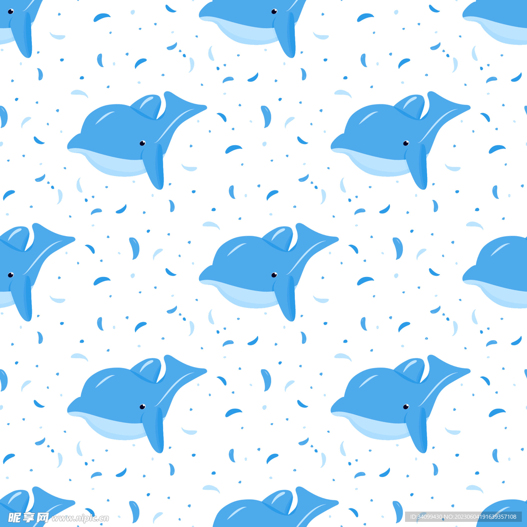 海豚图案
