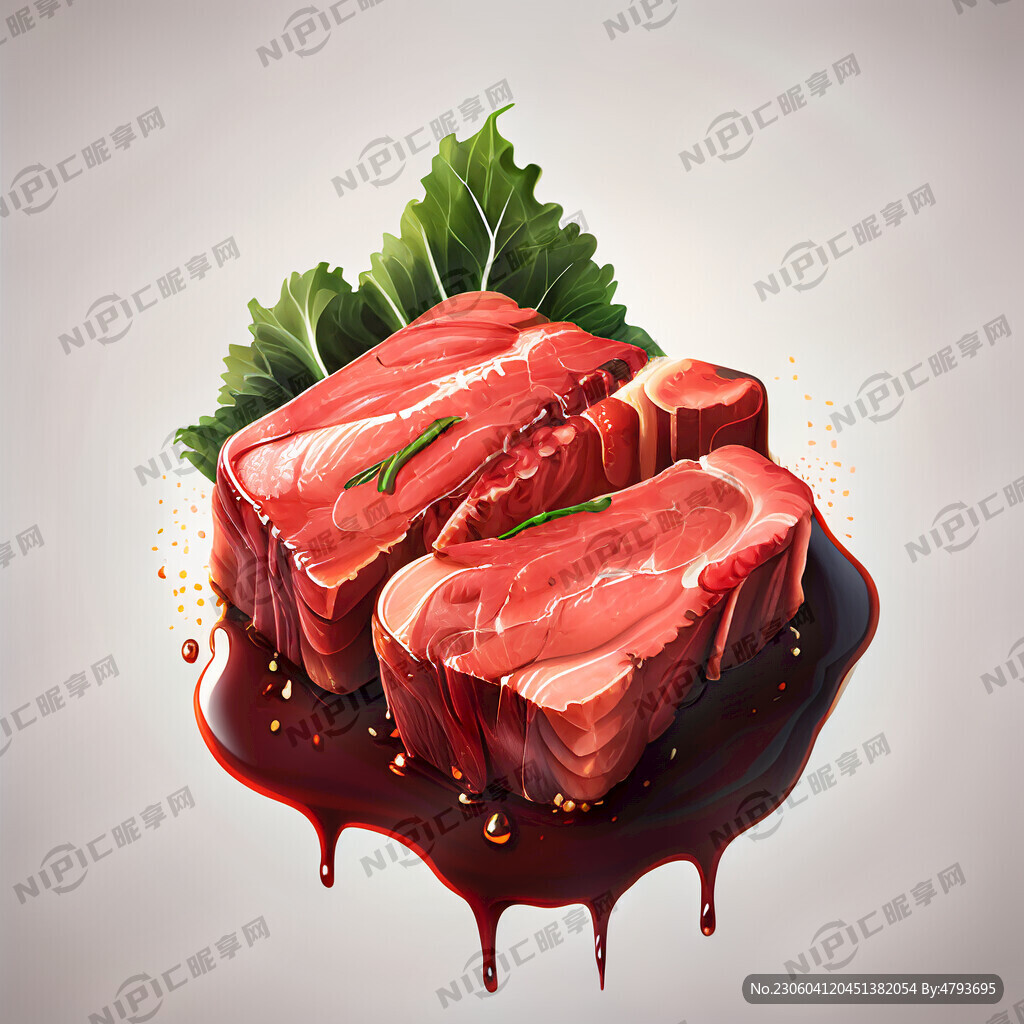 红烧肉  写实  垂涎欲滴  
