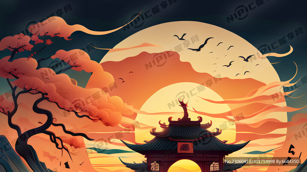 国潮太阳