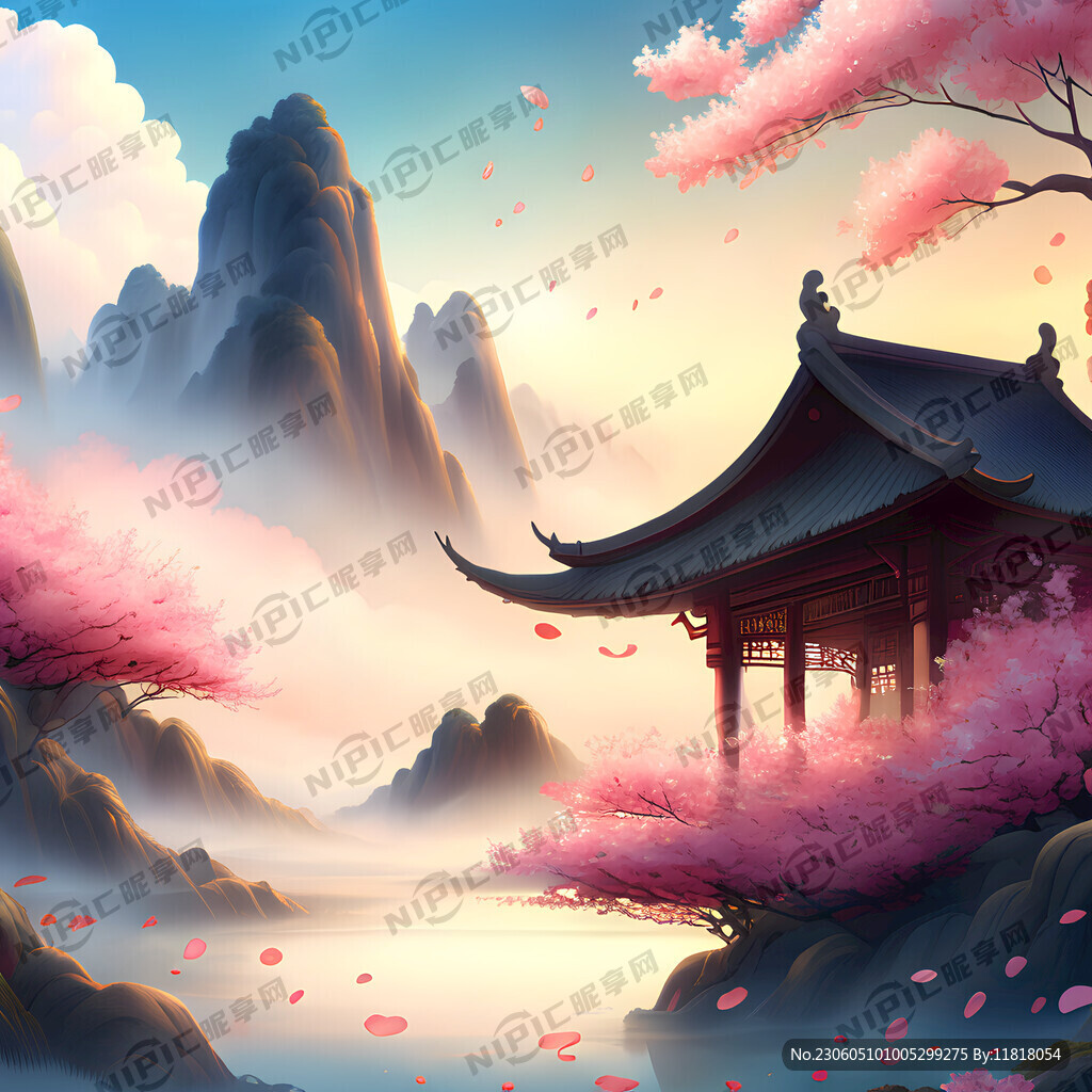 游戏梦幻唯美新中式风景 超高清