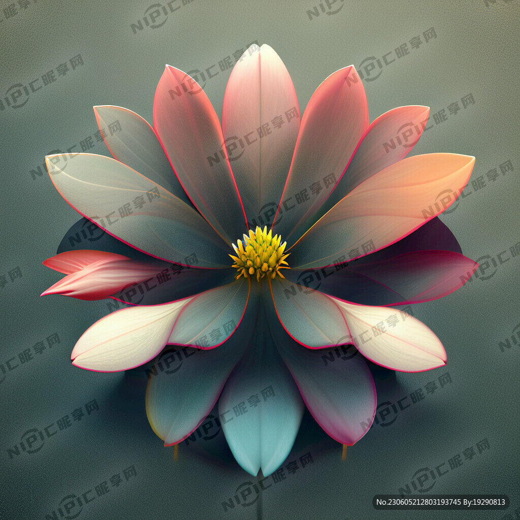 五瓣花朵