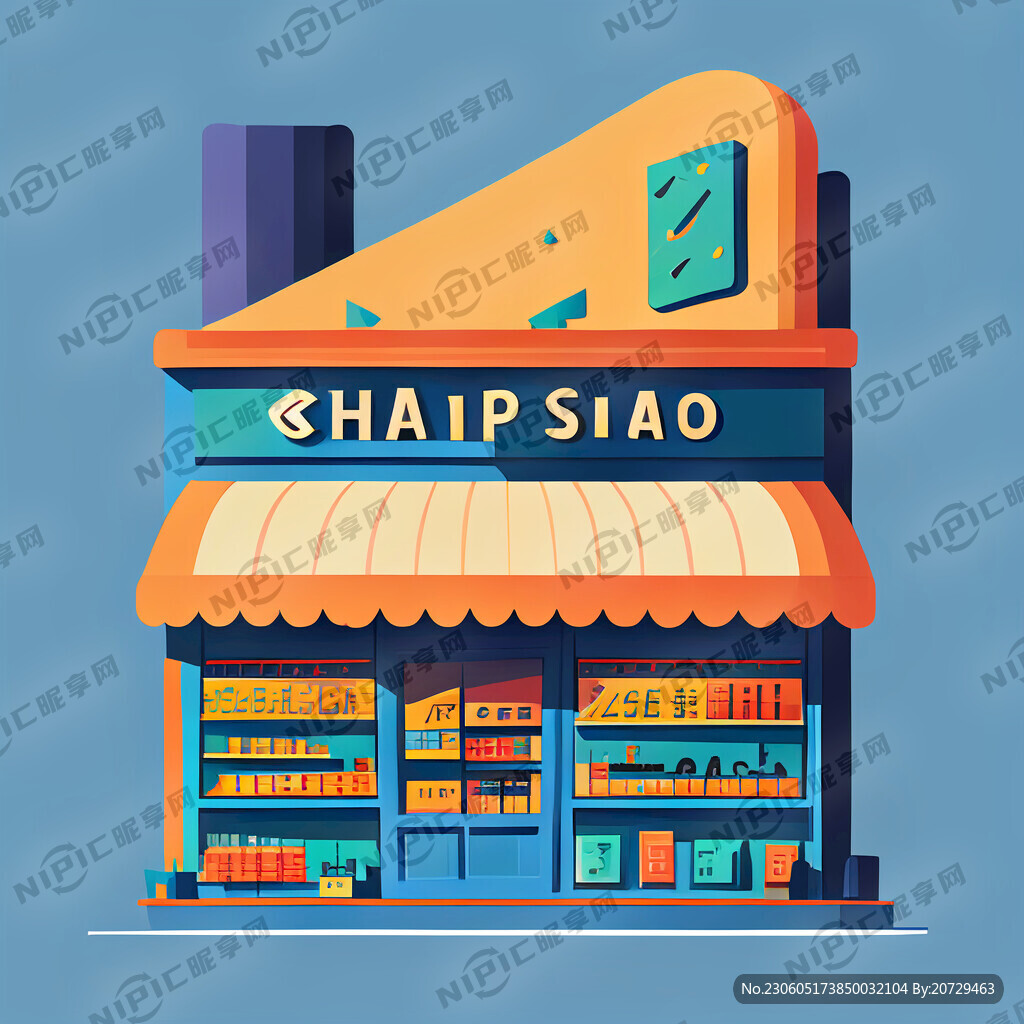 店名弘毅大排档 平面标志图