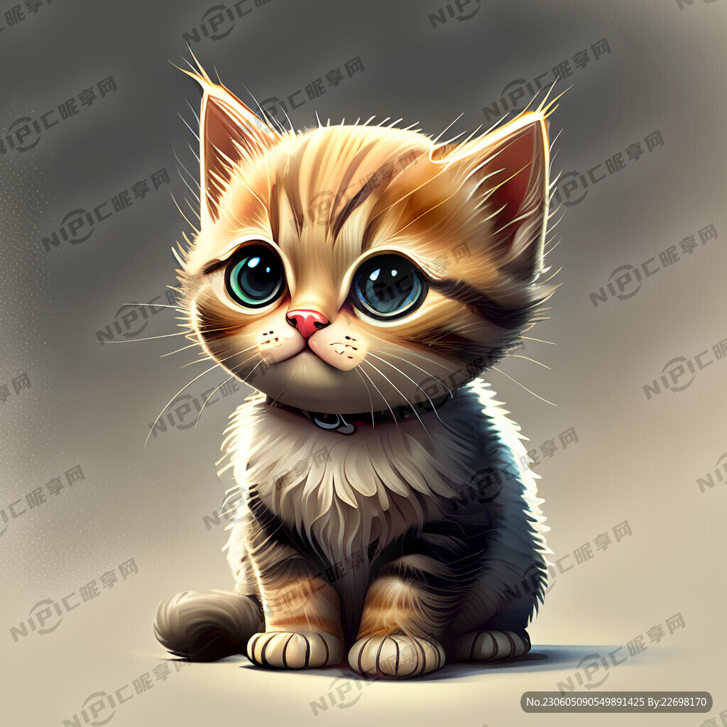 卡通小猫  手绘
