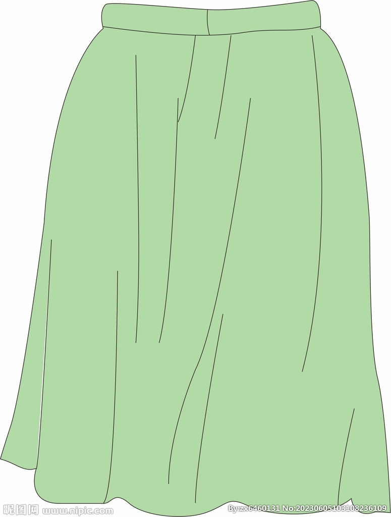 绿色裙子