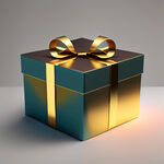 简约欧美风格最新颜色烫金工艺的礼品盒