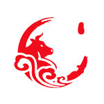 红色标志 logo