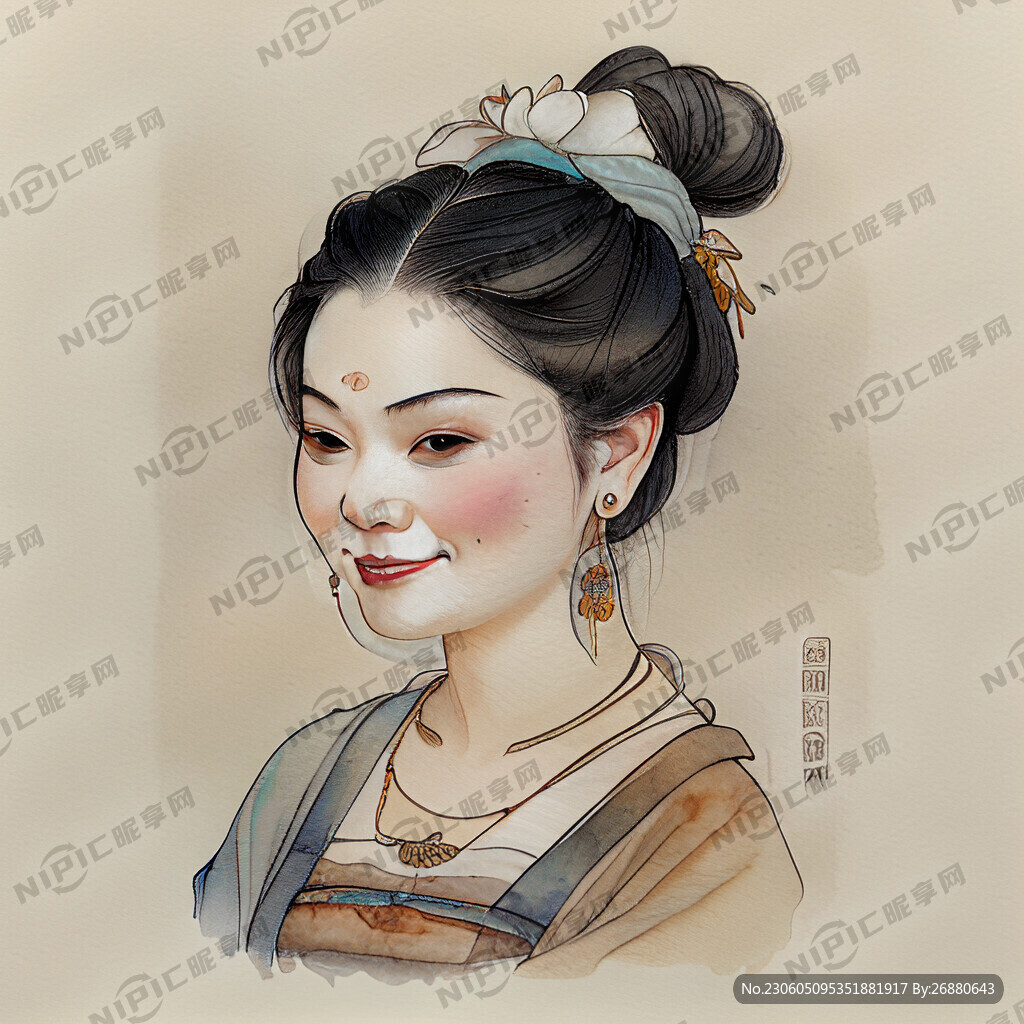 拟人牙齿 古装 中国风  大唐