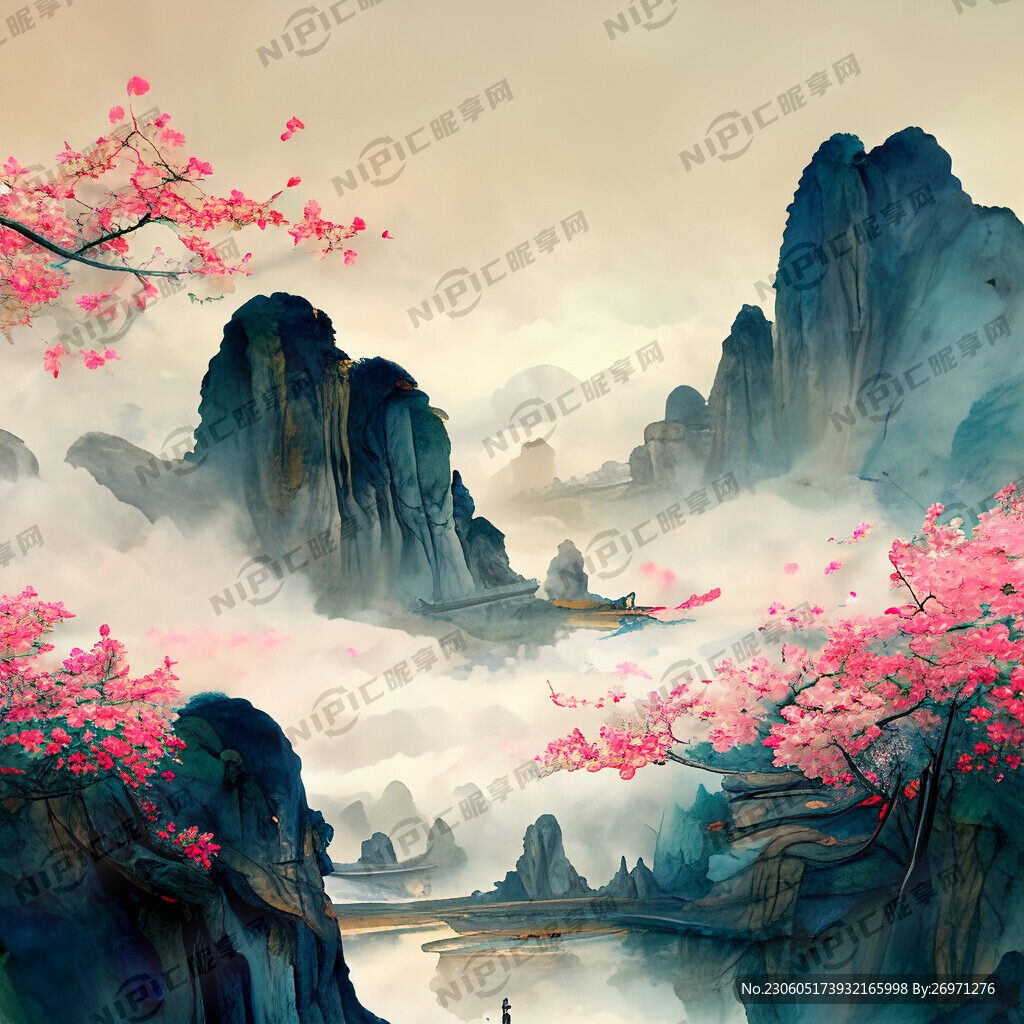游戏梦幻唯美新中式风景 超高清