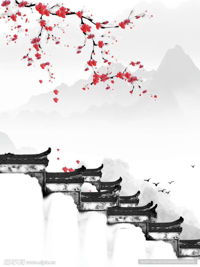  水墨背景