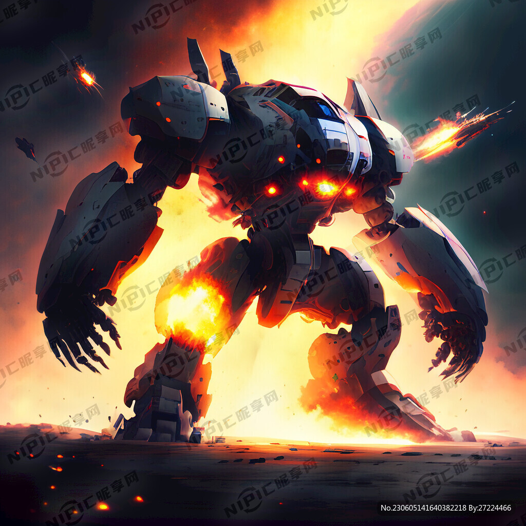 太空 战争 机甲 爆炸 机械感